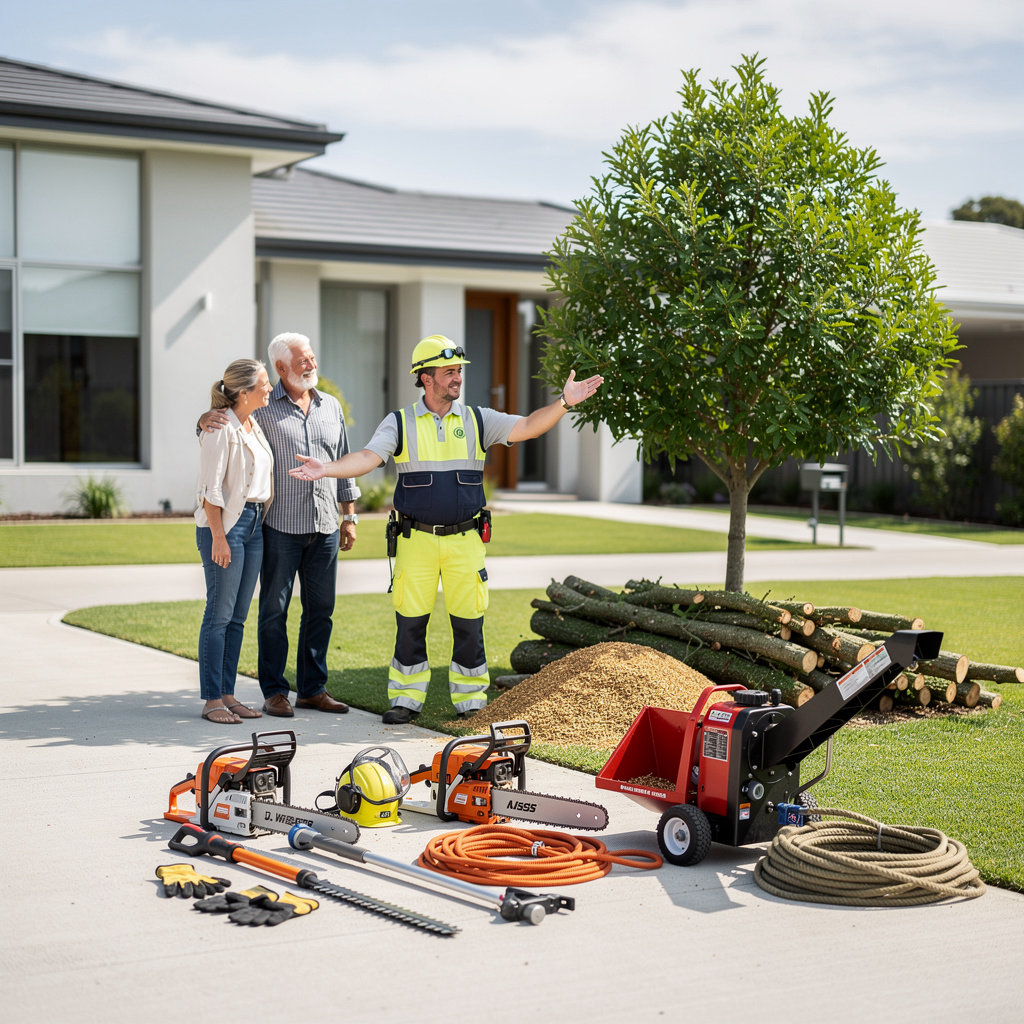 Jorge Salinas Tree Service professional team performing expert tree trimming and maintenance in Ventura, CA